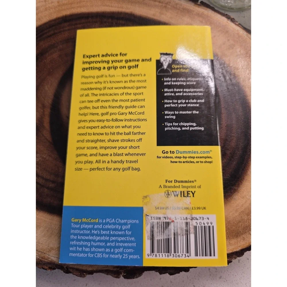 Golf‎ for Dummies by Gary McCord (2006, Trade Paperback)